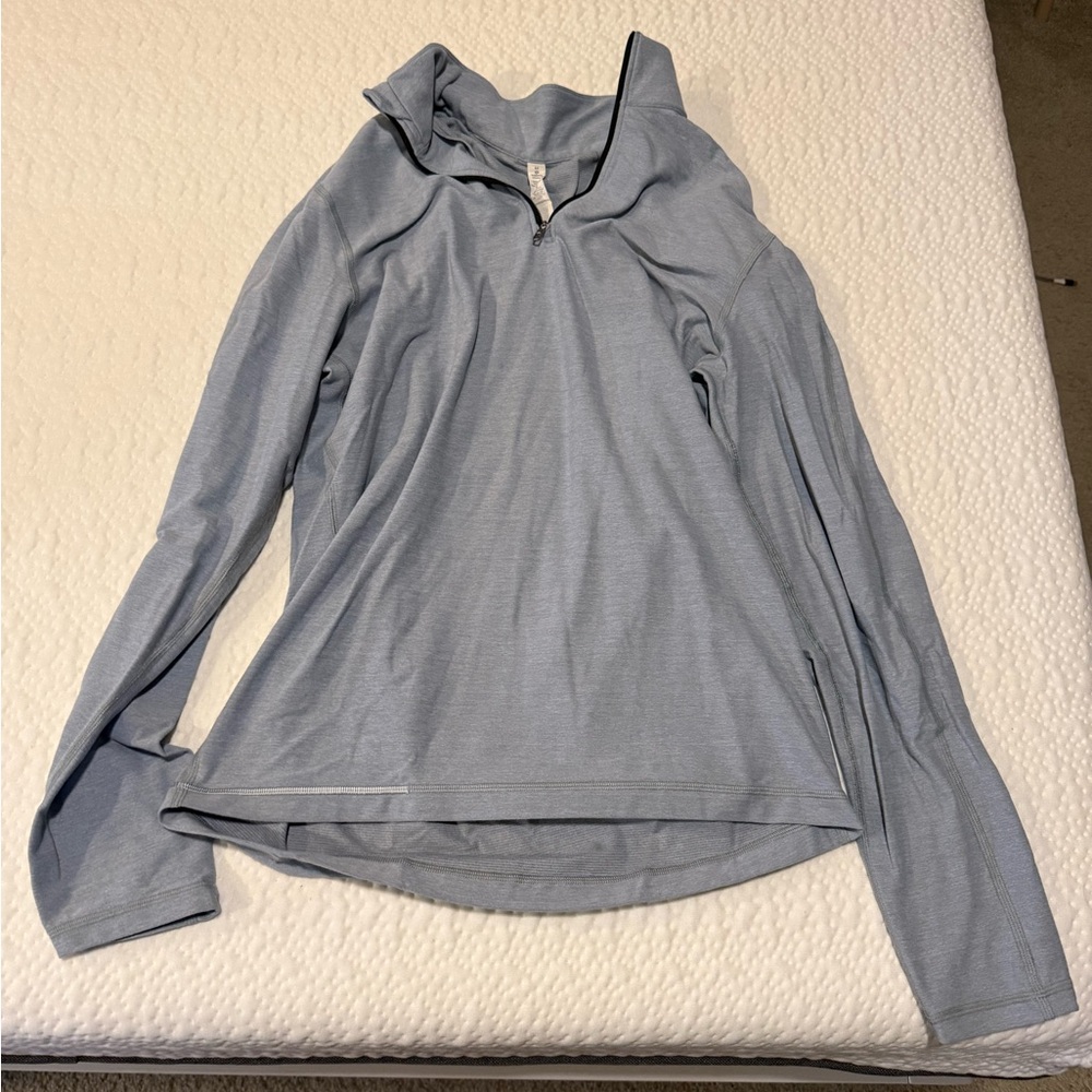 LULULEMON BLUE QUARTER ZIP